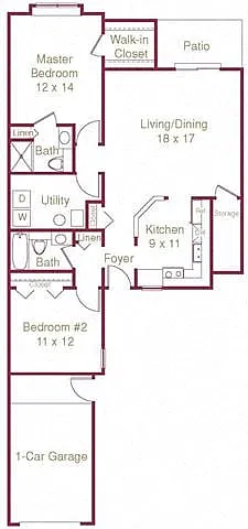 Floor plan The Arlington