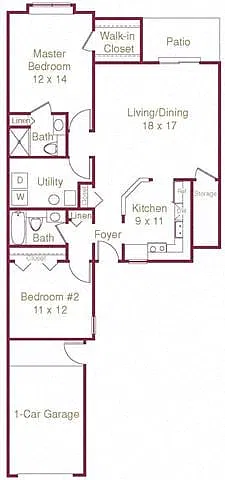 Floor plan The Arlington