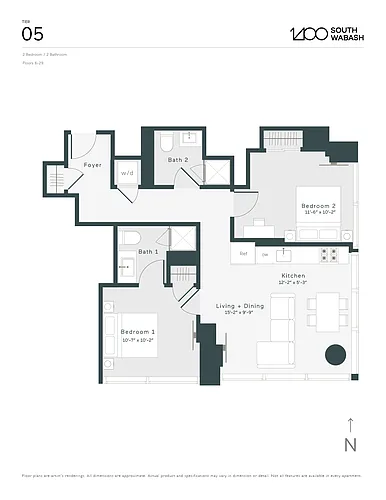 Floor plan T3