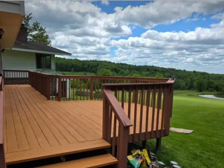 Back deck k off master bed room