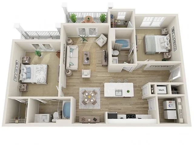 Floor plan The Santa Rosa
