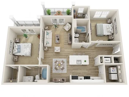 Floor plan The Santa Rosa
