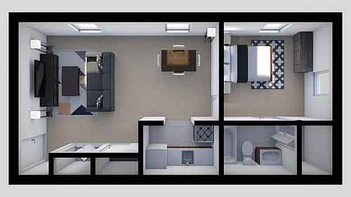 Floor plan One Bedroom Junior
