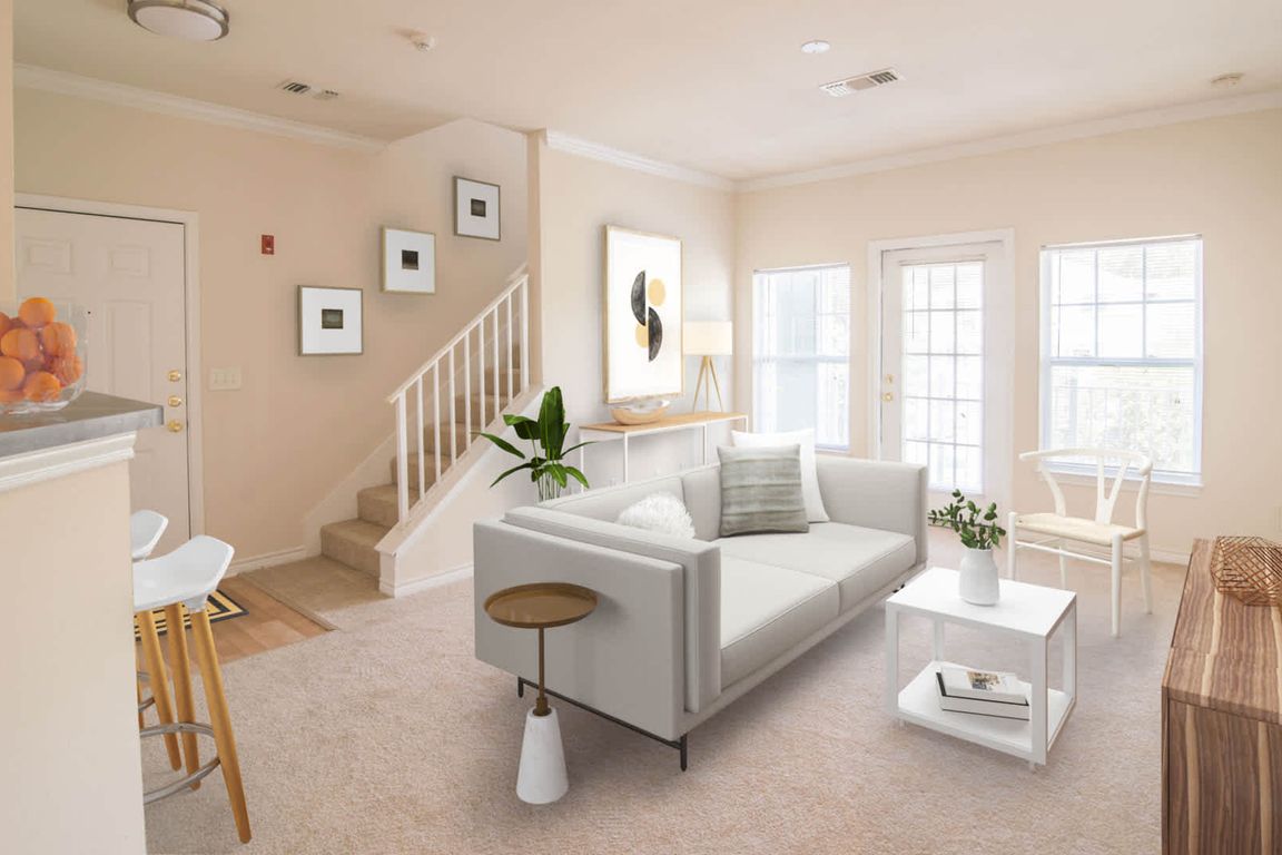 Carpeted Living Room