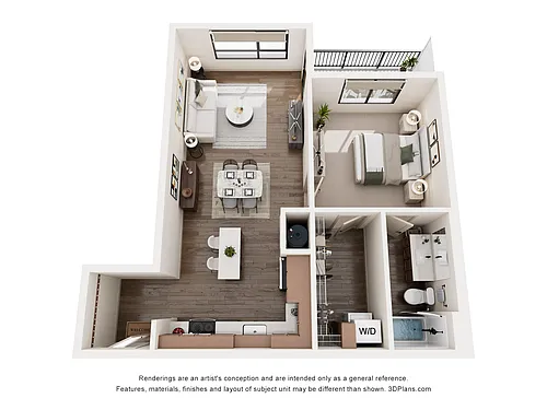 Floor plan 1B - The Spur