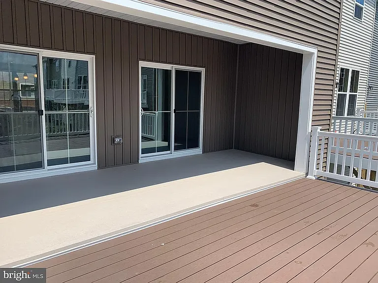 Covered porch and open deck