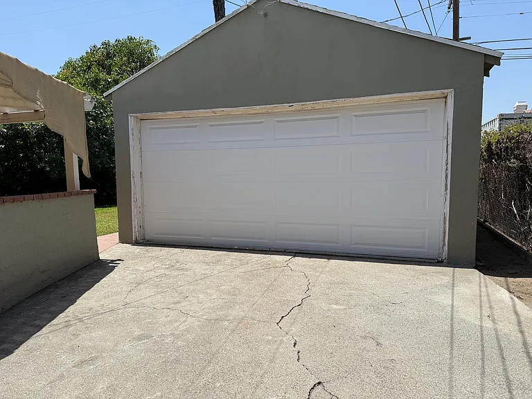 Two car garage