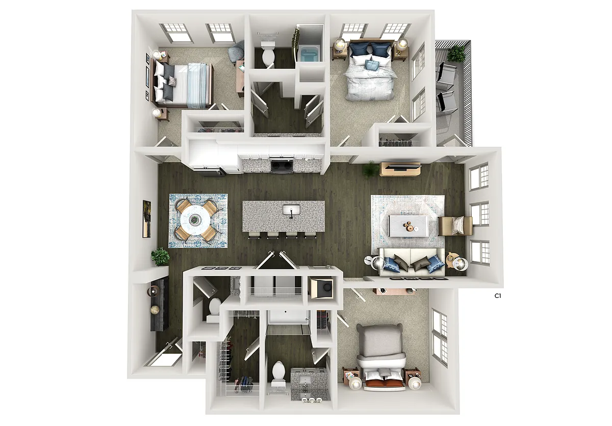 Floor plan C1