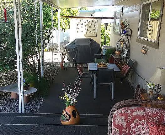 Front dining covered patio