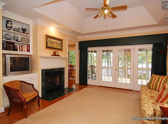 French Doors Lead onto Deck