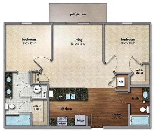 Floor plan Lumley