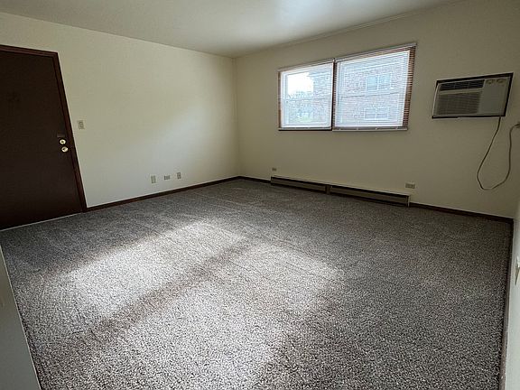 Living room with new fresh carpet