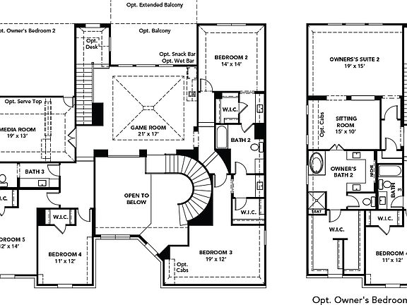 Luxurious single-family home floor plan highlighting elegant architecture and modern design eleme