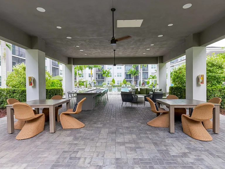 Outdoor Grilling Lounge