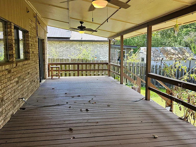 Covered deck