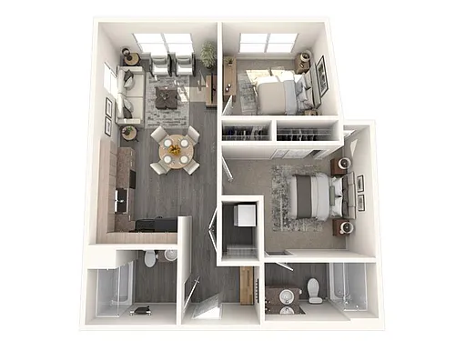 Floor plan 2X2