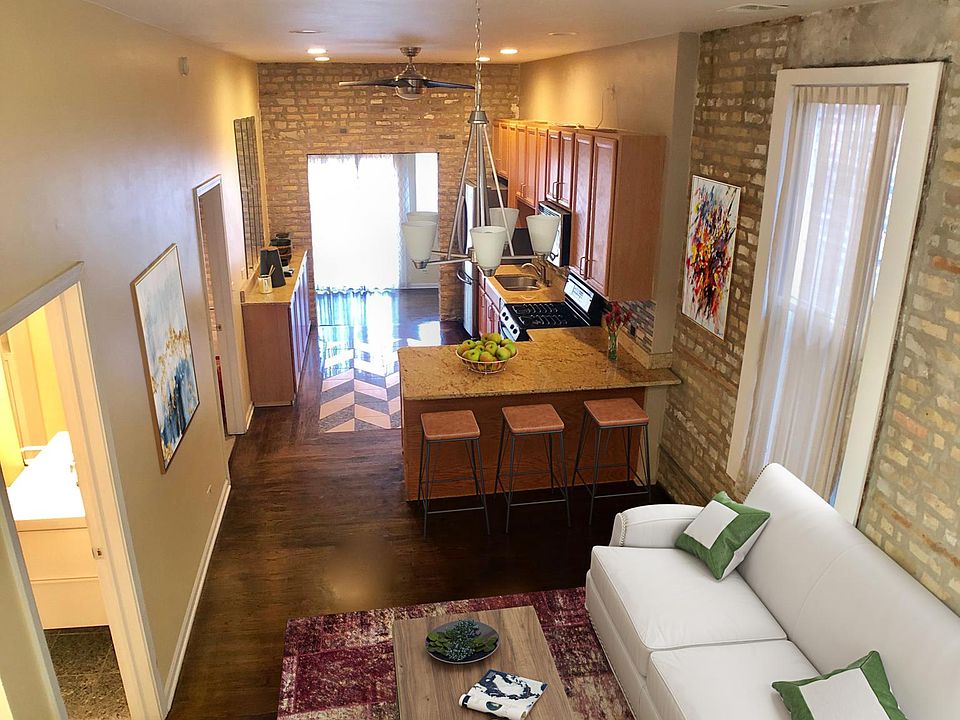 View of open concept kitchen Family room