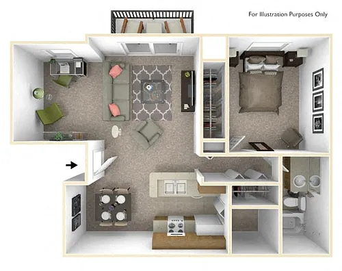 Floor plan Bluebell Deluxe
