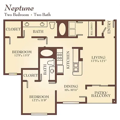 Floor plan Neptune