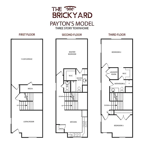 Floor plan 3-Story Payton