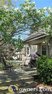 Secluded outdoor living space perfect for entertaining