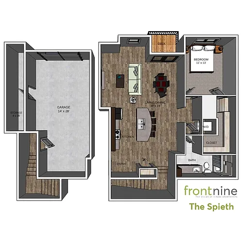 Floor plan FrontNine Villas - The Spieth