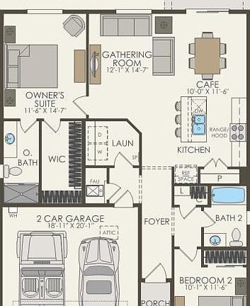 First Floor 2 br 2 ba