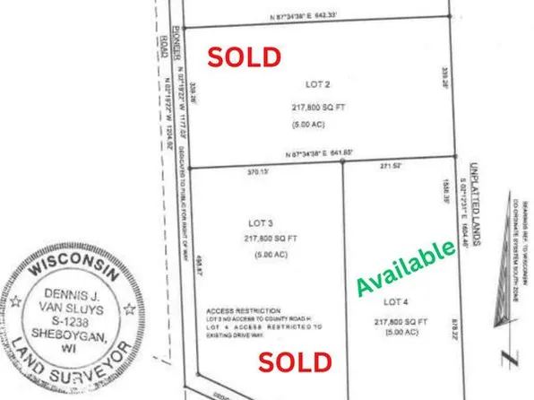 Lt4 HIGHWAY H, Fredonia, WI 53021