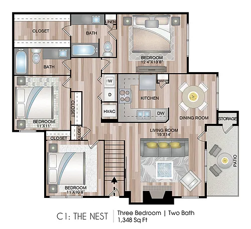 Floor plan The Nest