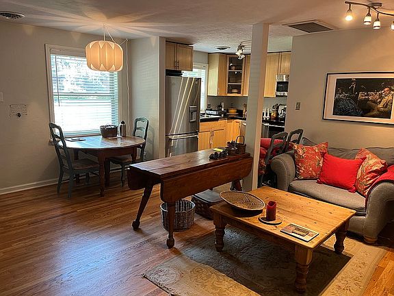 Open living/dining room 