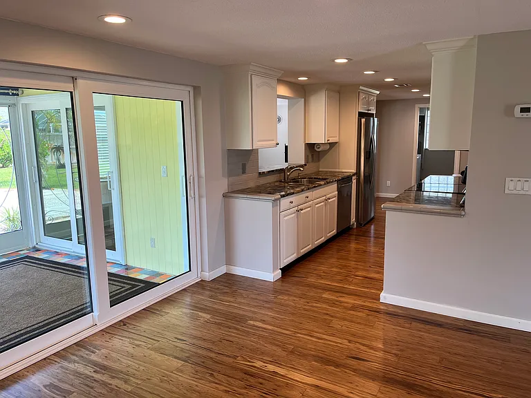 Dining area with access to kitchen and Lanai