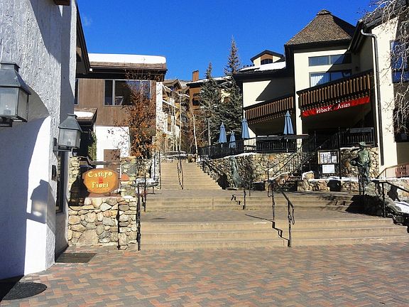 Steps from Vail Village