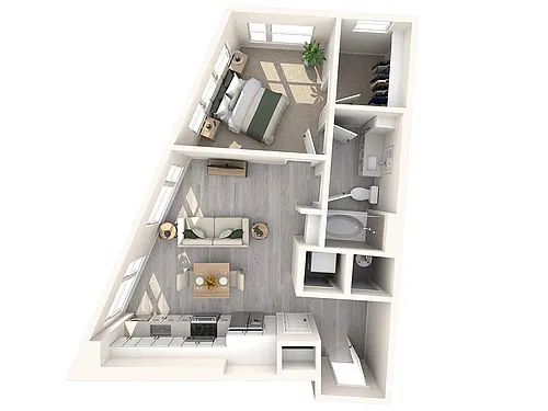 Floor plan A12 INCOME RESTRICTED