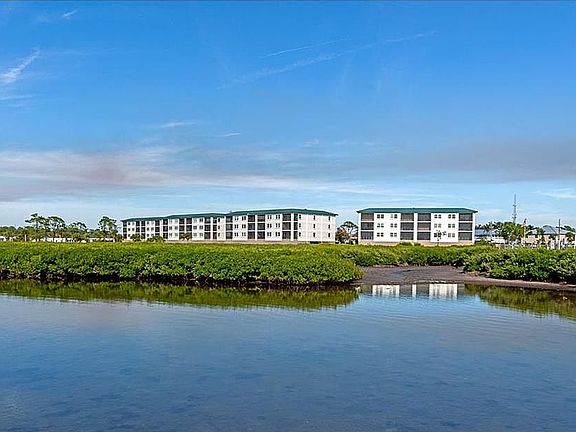 Back of units on the water