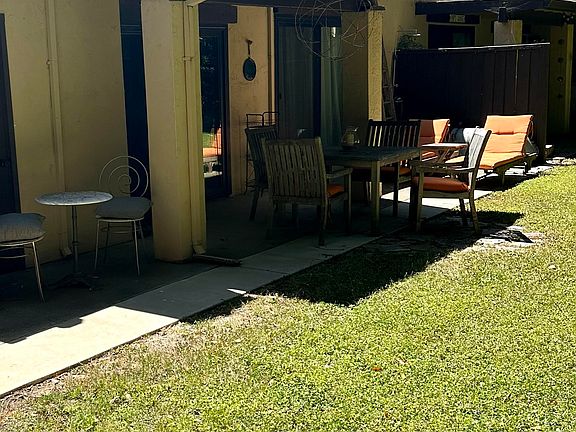 Private backyard on Greenbelt