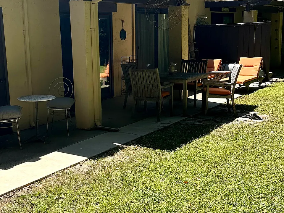 Private backyard on Greenbelt