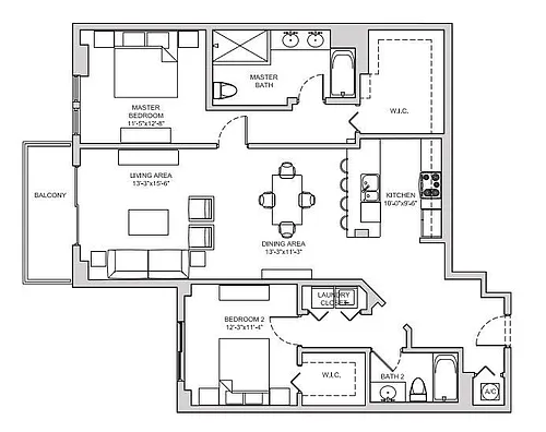 Floor plan B7