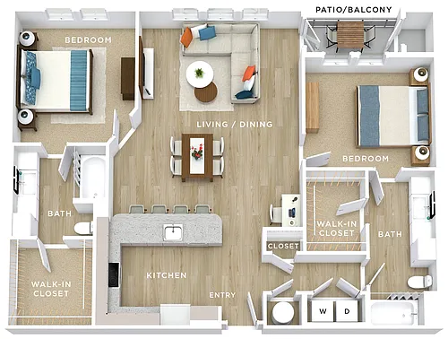 Floor plan 2x2A