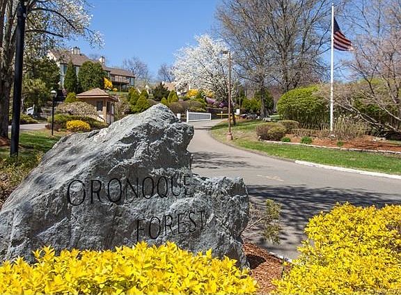 Nicely landscaped and gated entrance to complex