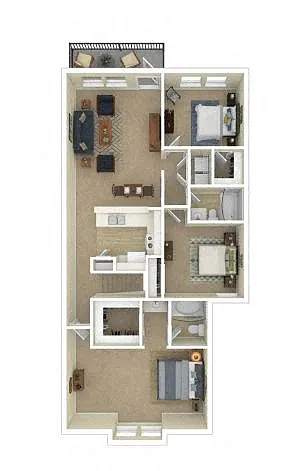 Floor plan C1R