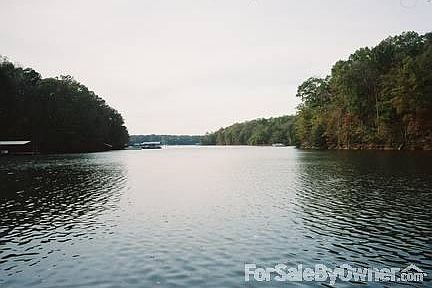 View of cove out to main lake.