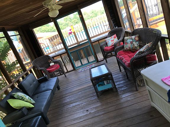 Screened in back porch