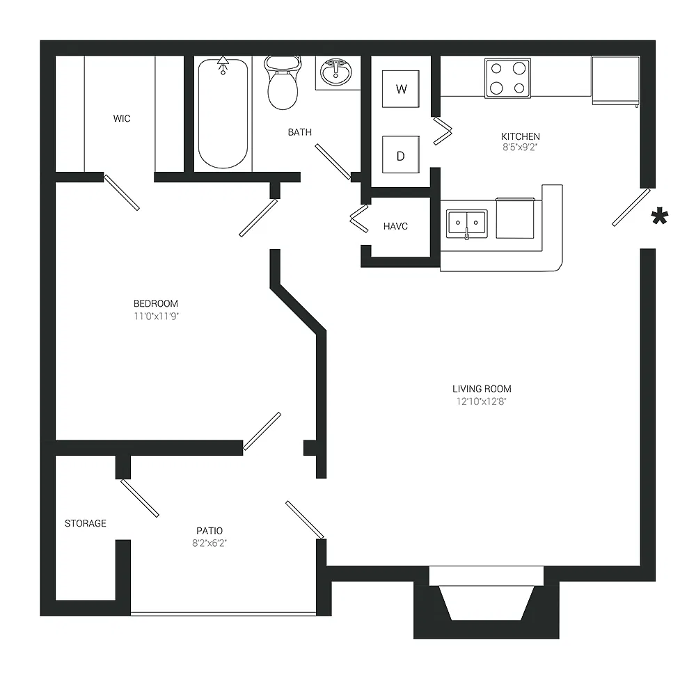 Floor plan A1