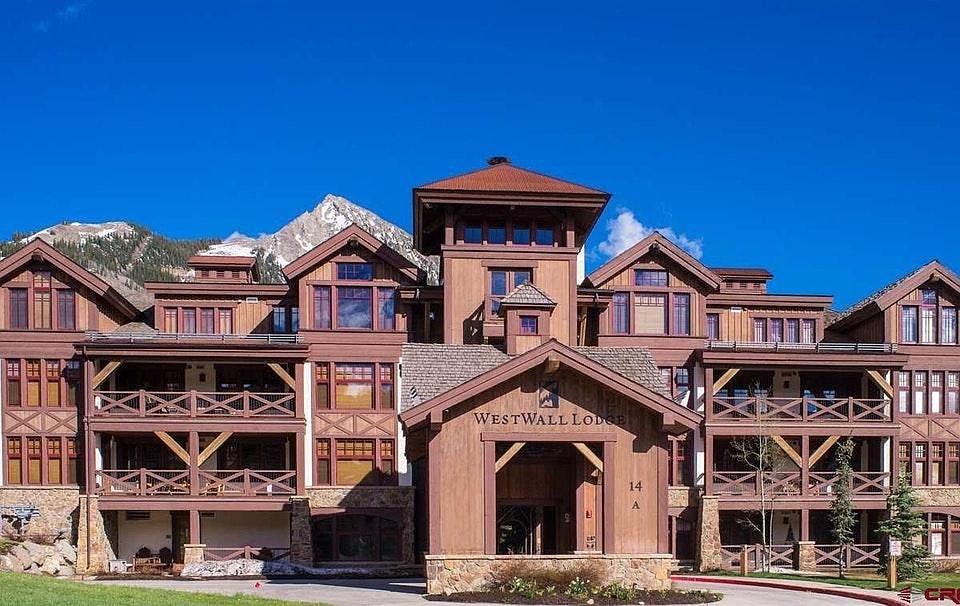 Front of Lodge in Summer