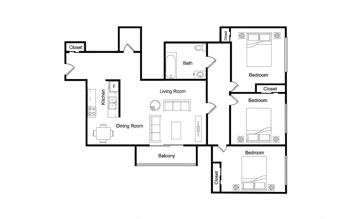 Floor plan C1