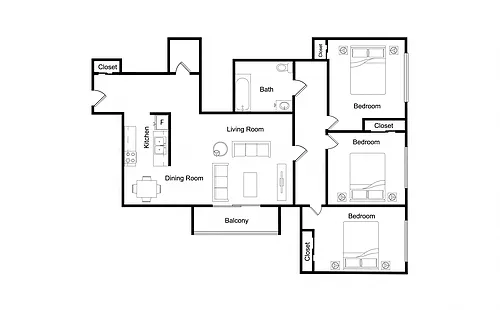 Floor plan C1