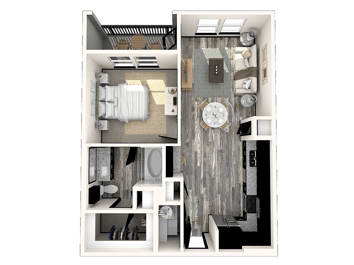 Floor plan A1C