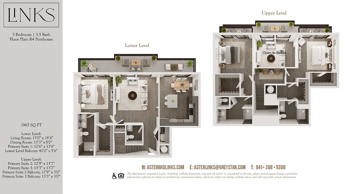 Floor plan Links B4 Penthouse