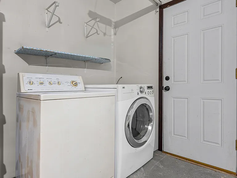 In-unit laundry (located in garage). A second garage fridge is included with the property.
