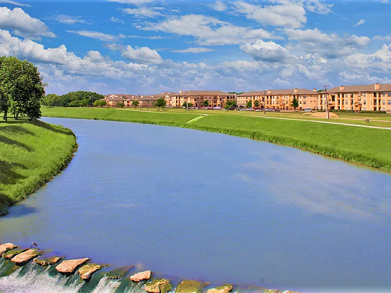 View of the Community from the Trinity River